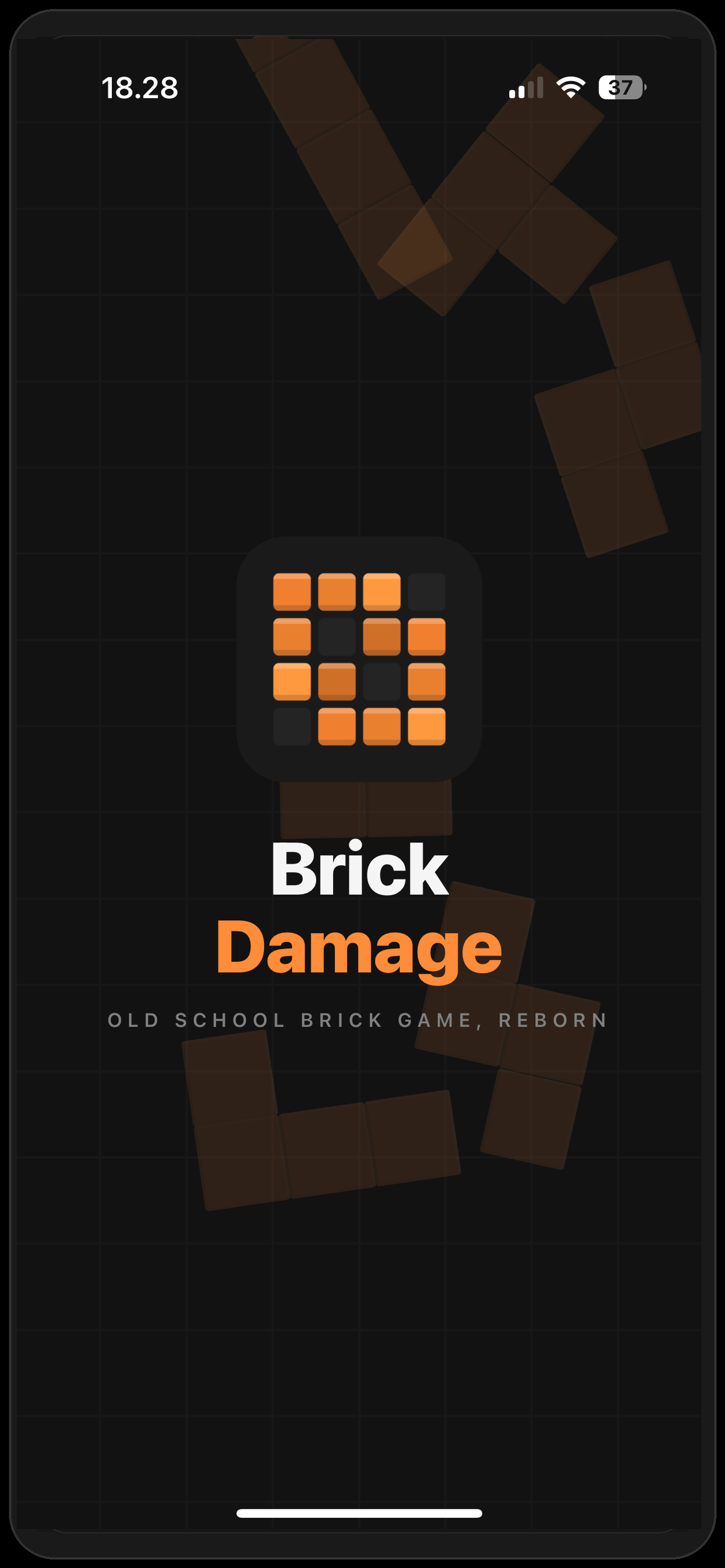 Brick Damage splash screen